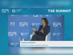 on the panel: Camilla Bausch during the T20 summit