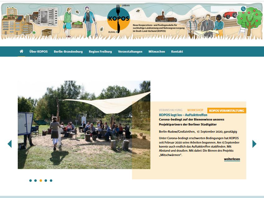 KOPOS Website Screenshot