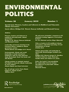 Cover Environmental Politics