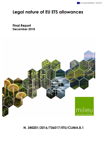 Report cover with title and collage of forest elements