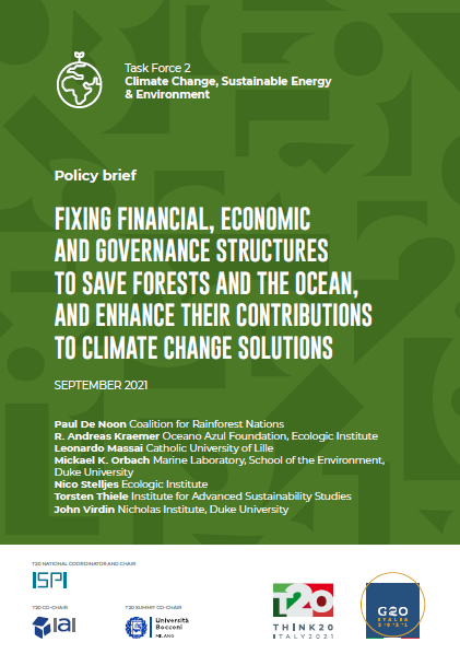 cover of the policy brief