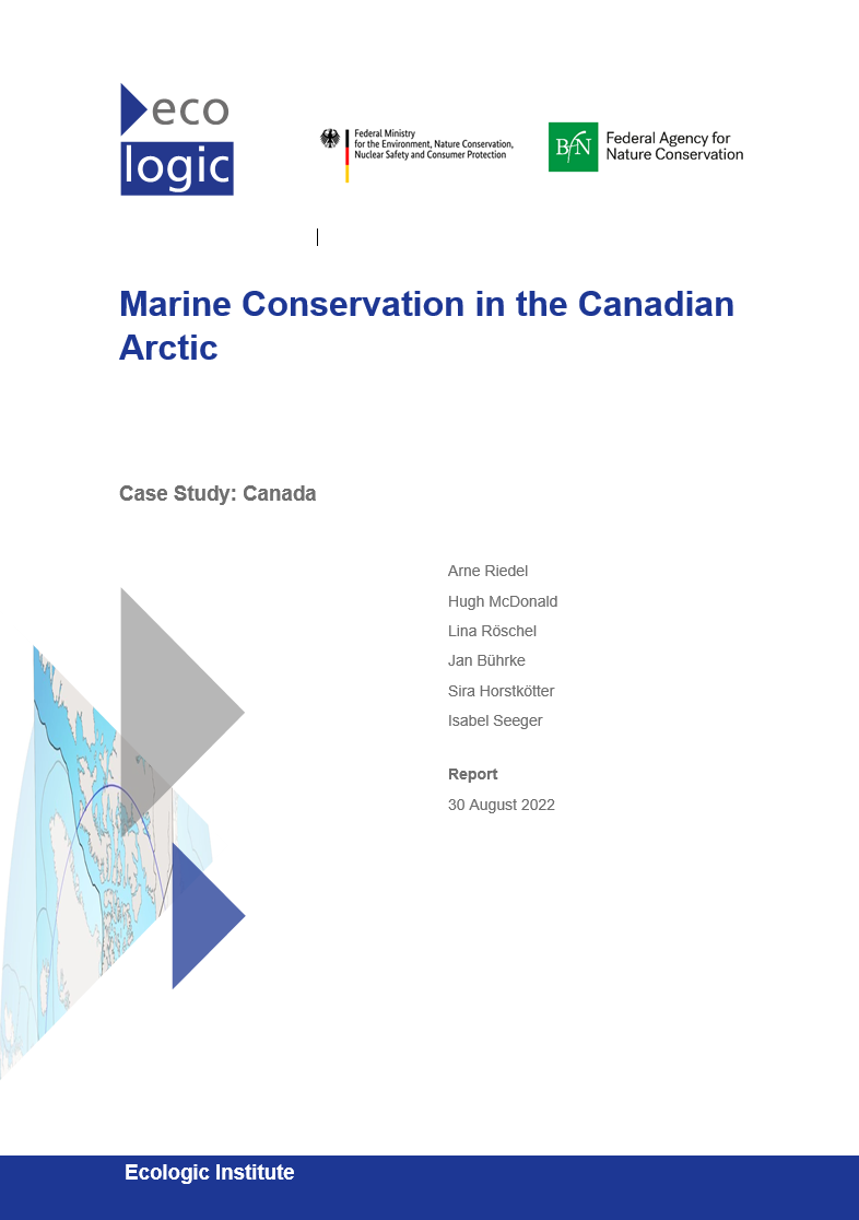 Title page of the Canada ArkMPA-case study