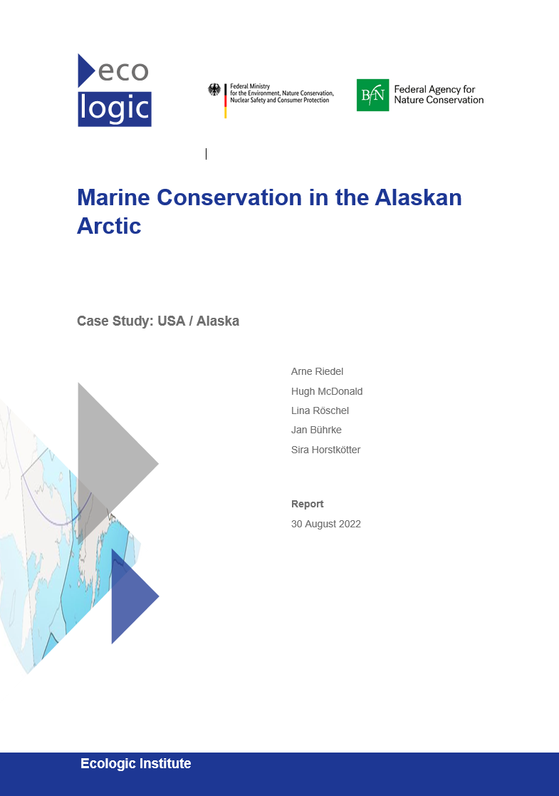 Cover of the case study "marine conservation in the Alaskan Arctic"