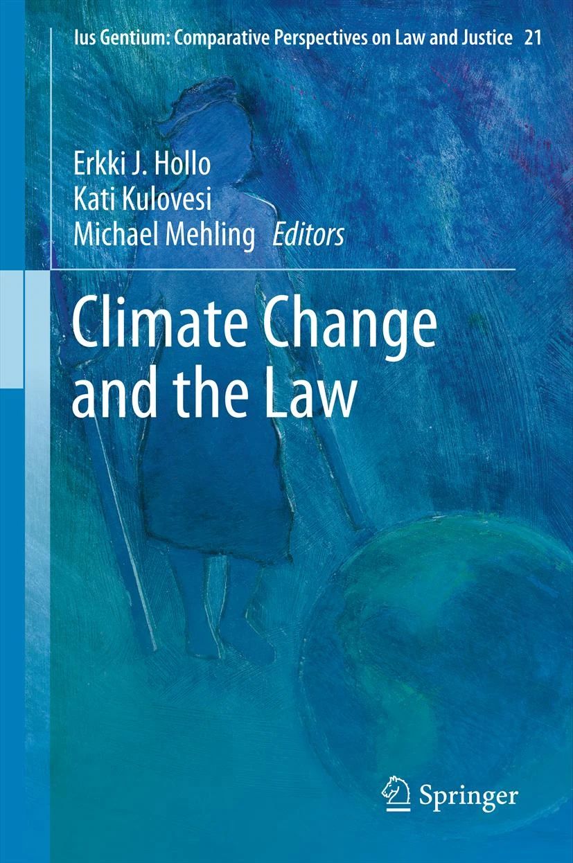 Cover of the boook "Climate Change and the Law"