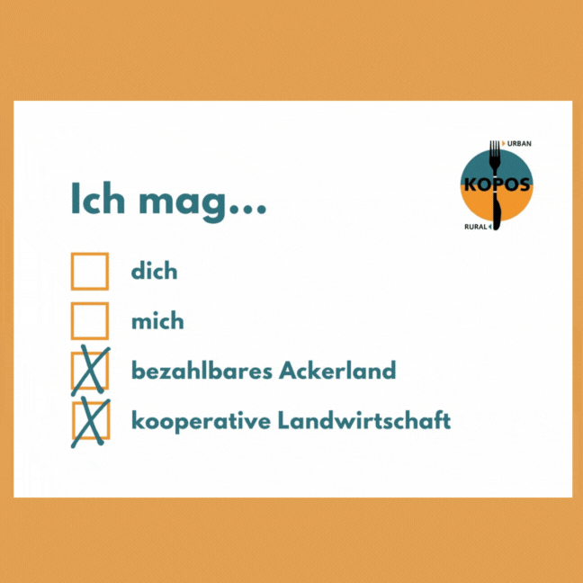 postcard series of tzhe KOPOS project with six examples