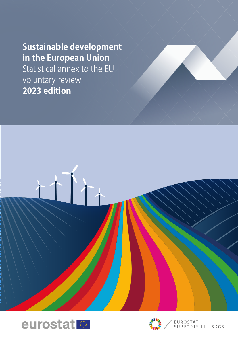 Cover of "Sustainable development in the European Union. Statistical annex to the EU voluntary review. 2023 edition"