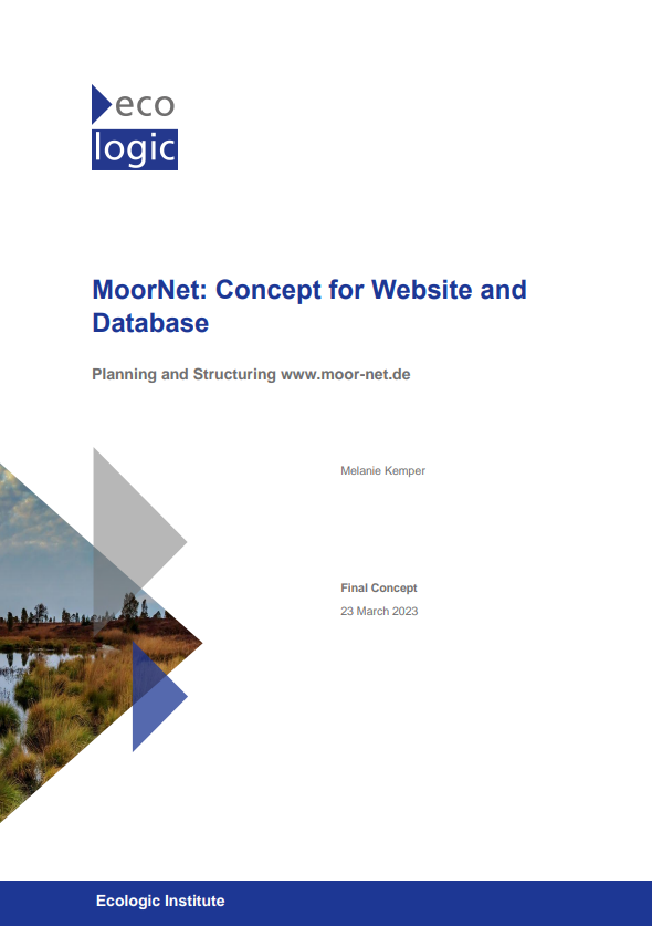 Cover of the website concept MoorNet