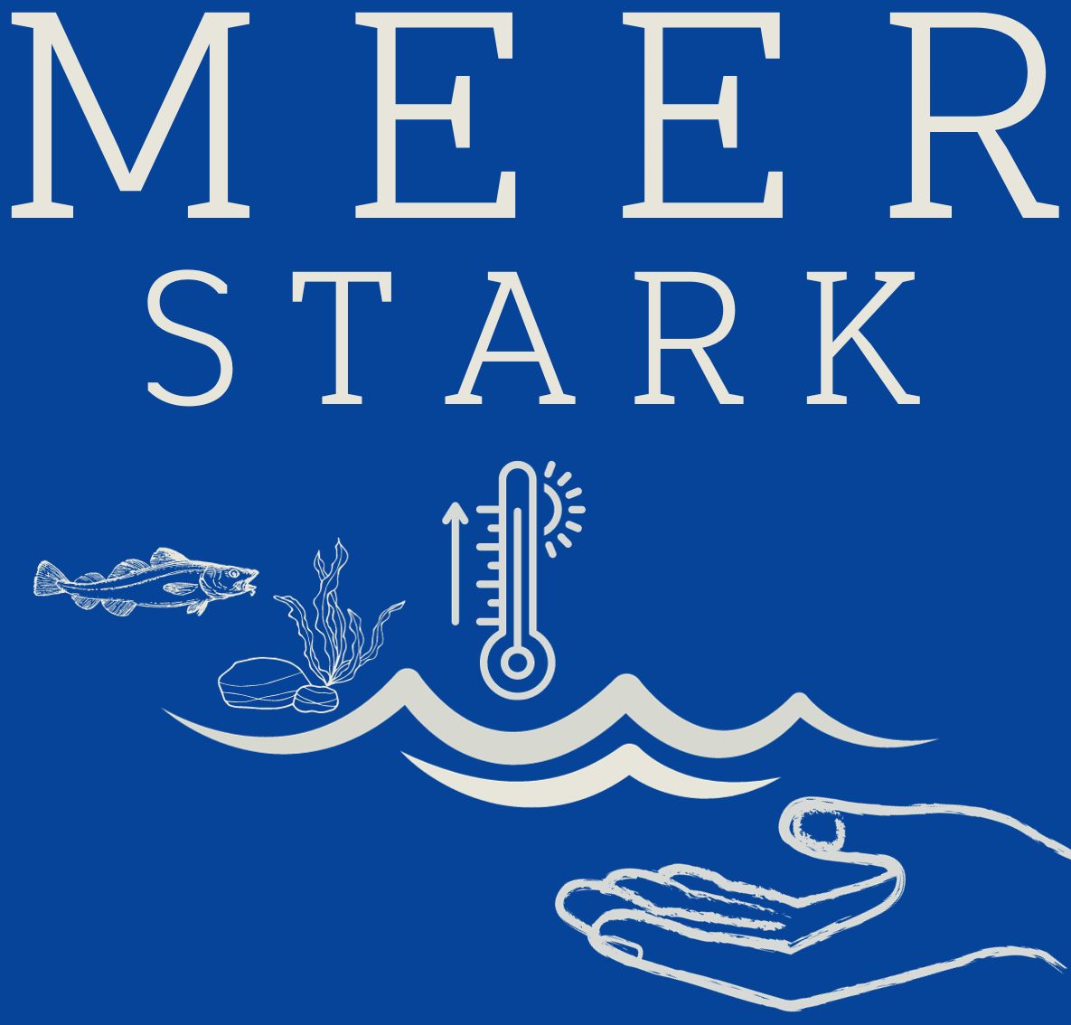 project logo with the project acronym Meerstark.