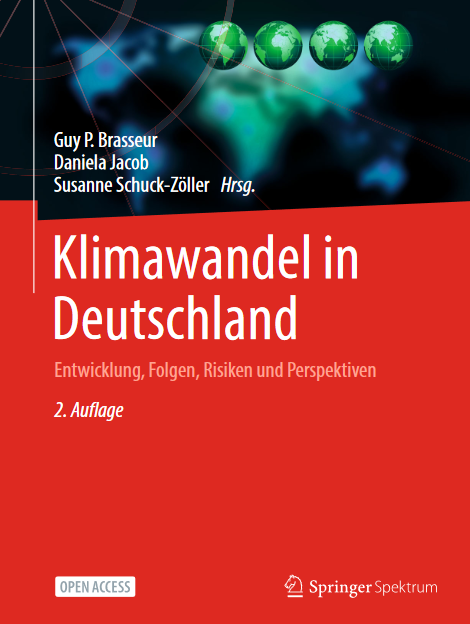 Cover of the book "Klimawandel in Deutschland"