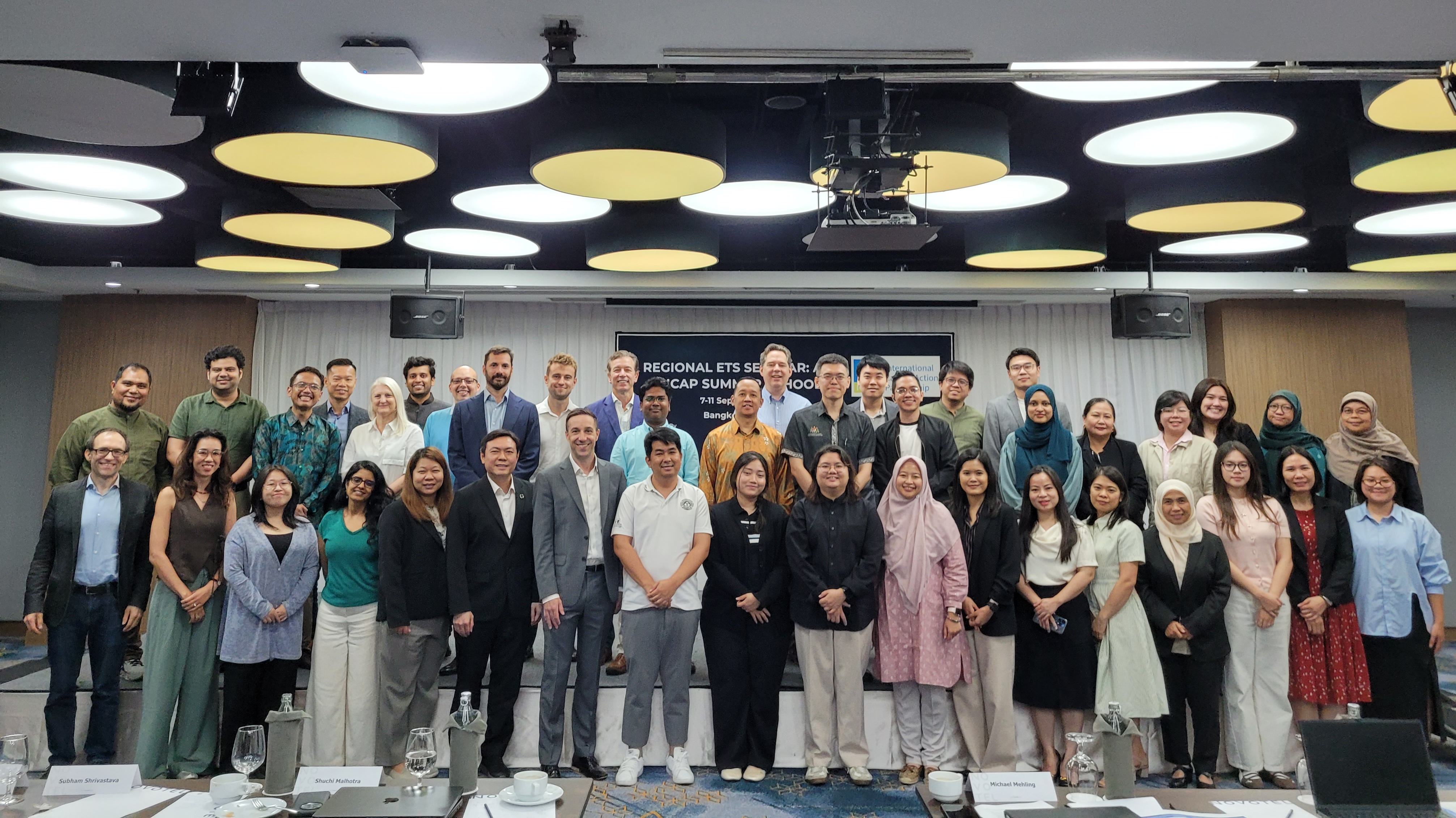 Participants of the Regional ETS Seminar and CAP Summit in Bangkok.