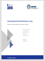Cover of Report in Ecologic Institute colors