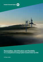 Cover of the EEA report "Renewables, electrification and flexibility for a competitive EU energy system transformation by 2030"