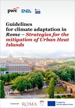 Cover of the publication “Guidelines for Climate Adaptation in Rome – Strategies for the Mitigation of Urban Heat Islands”.